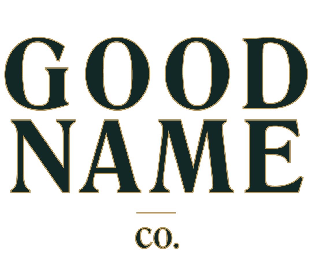 Good Name type logo